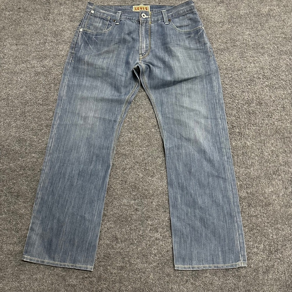 Levi's Jeans Mens Size 36 Blue 514 Slim Straight Denim Casual Classic Pants